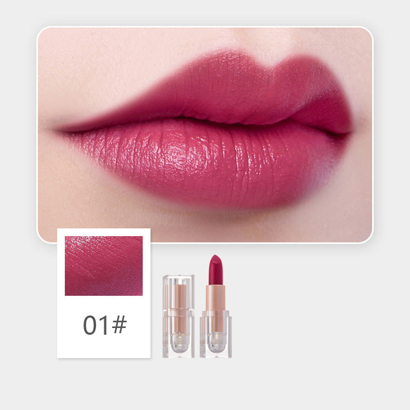 Matte Finish Crystal Square Tube Lipstick Matte Finish Crystal Square Tube Lipstick